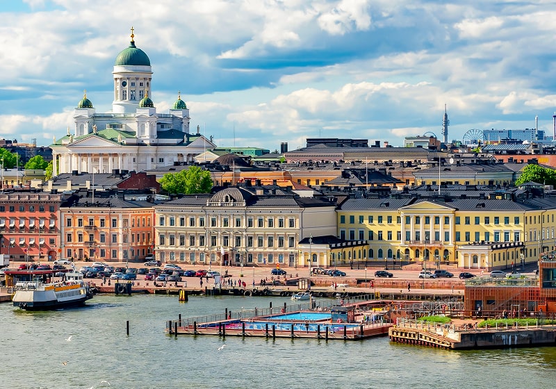 KT - 芬兰城市码头照片