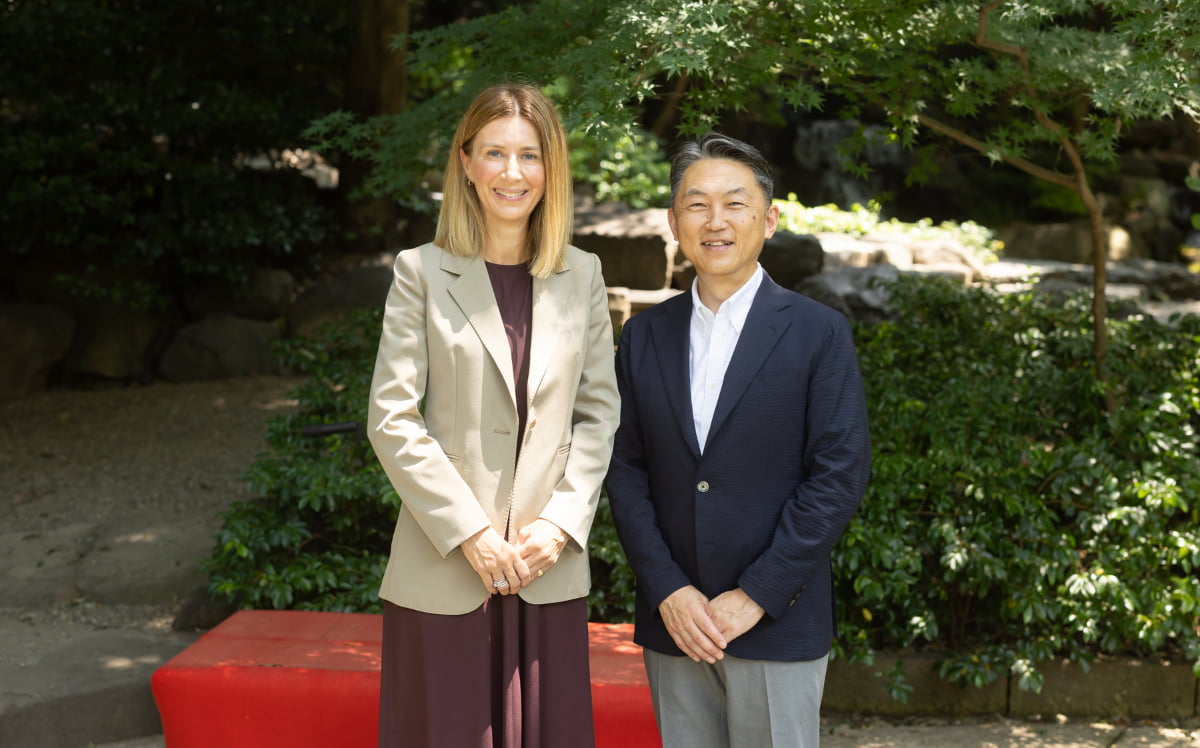 Portrait of Mirela Sucic Cevra, Chief Experience Officer (left), and Goro Kido, Chief Executive Officer (right)