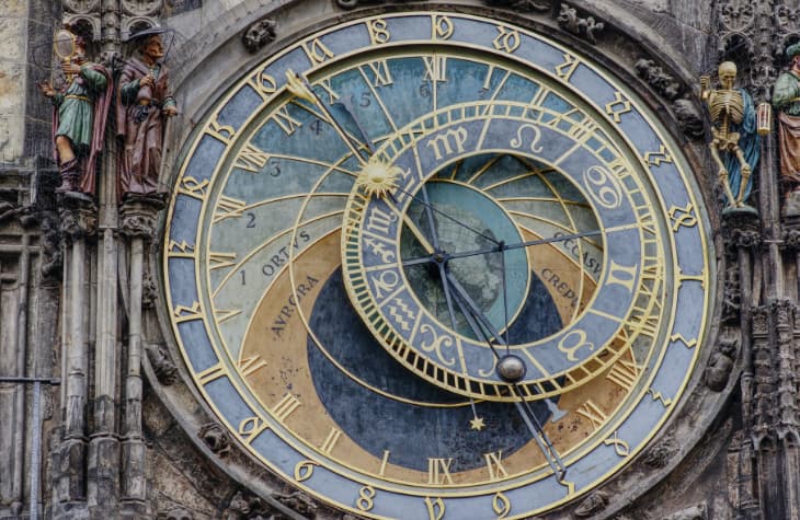 Orloj, astronomical clock on Old Town Square, Prague, Czech Republic