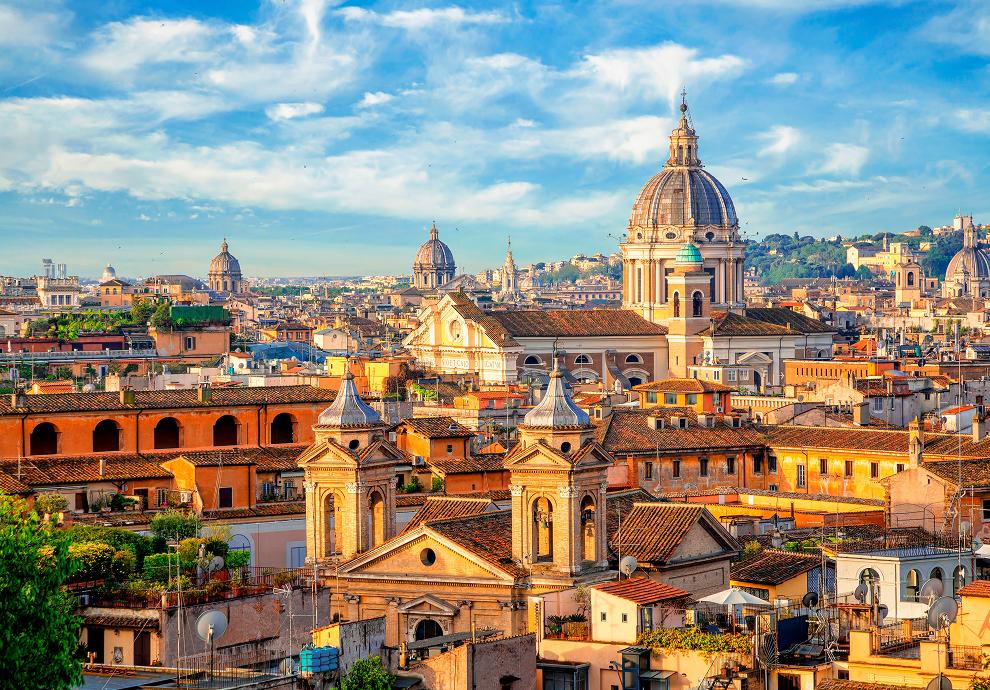 Kt - Destination - Italy City View, close up shot