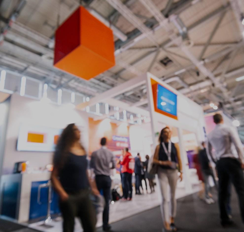 KT-People walking in an exhibition