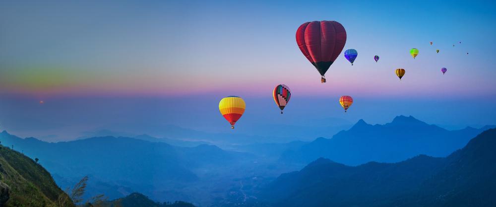 KT - Discover Our Destination - Hot Air Balloons Flying